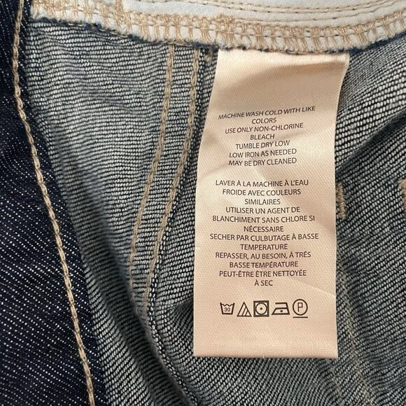 NEW Anthropologie Pilcro Low Slung Relaxed Fit Cargo Jean Blue Oversized Size 32 - Picture 8 of 15